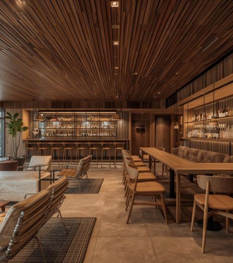 Mid-Century Modern Design for Gyms & Bars – Elite Interior Design Studio